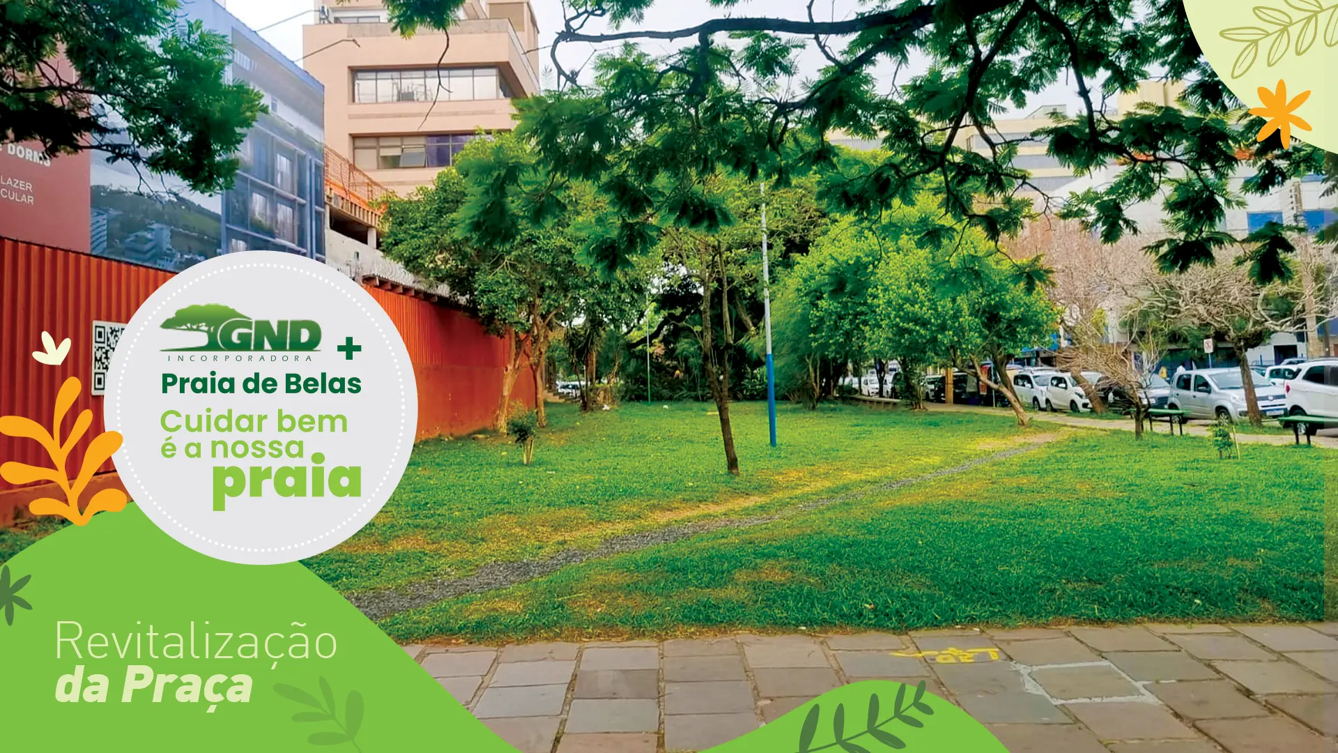 Revitalização da Praça_Praia de Belas_Cuidar Bem é Nossa Praia